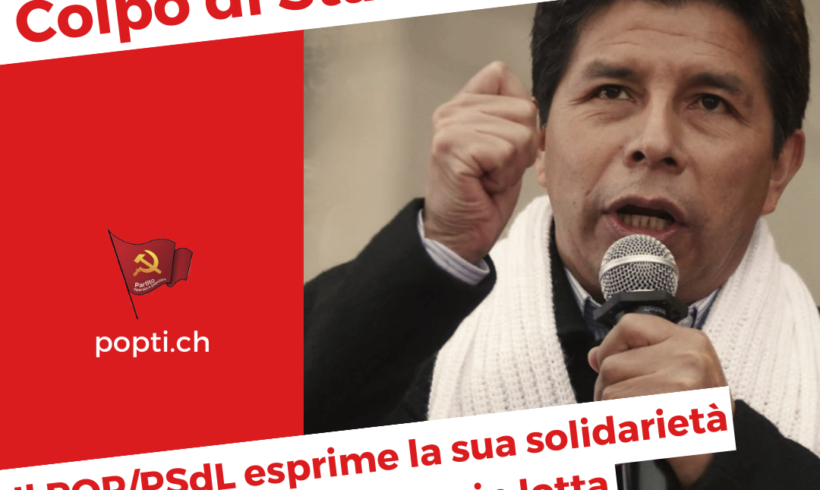 Solidarietà con il popolo peruviano in lotta contro il colpo di Stato